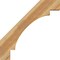 Ekena Millwork 4"W x 30"D x 30"H Merced Rough Sawn Knee Brace, Western Red Cedar BRC04X30X30MRC00RWR - alternate 3